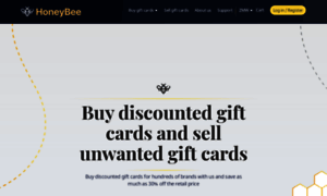 Honeybeegiftcards.com thumbnail