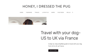 Honeyidressedthepug.com thumbnail