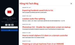 Honghaco.github.io thumbnail