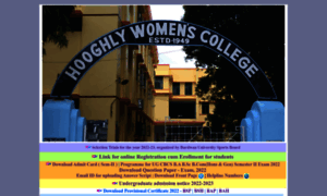 Hooghlywomenscollege.org thumbnail