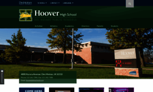 Hoover.dmschools.org thumbnail