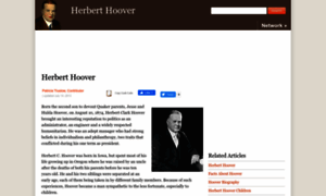 Hooverforpresident.com thumbnail
