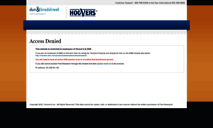 Hoovers.firstresearch.com thumbnail