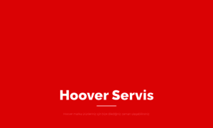 Hooverservisleri.com thumbnail