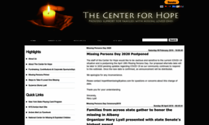 Hope4themissing.org thumbnail