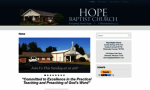 Hopebaptistlittlerock.com thumbnail