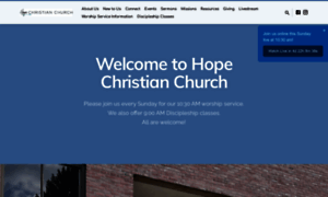 Hopechristianchurch.org thumbnail