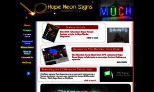 Hopecustomneonsigns.com thumbnail