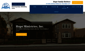 Hopefamilyshelters.org thumbnail