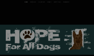 Hopeforalldogs.org thumbnail