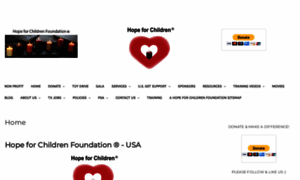 Hopeforchildrenfoundation.org thumbnail