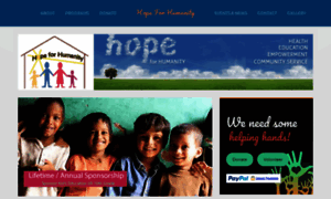 Hopeforhumanitymd.org thumbnail