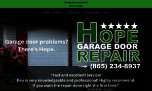 Hopegaragedoorrepair.com thumbnail