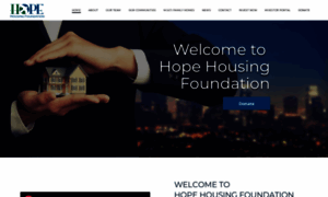 Hopehousingfoundation.org thumbnail