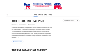 Hopelesslypartisan.com thumbnail