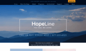 Hopeline-nc.org thumbnail
