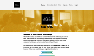 Hopemississauga.churchcenter.com thumbnail