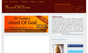 Hopeofgloryinternational.com thumbnail