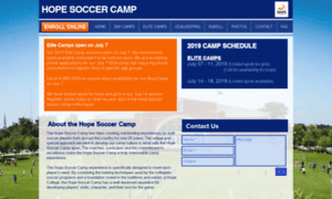 Hopesoccercamp.com thumbnail