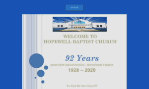 Hopewellbaptistchurch.net thumbnail