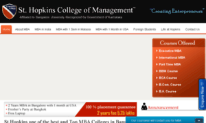 Hopkinscollege.net thumbnail