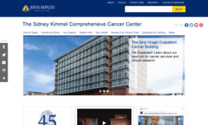 Hopkinskimmelcancercenter.org thumbnail
