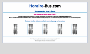 Horaire-bus.com thumbnail