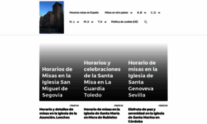 Horariodemisas.net thumbnail