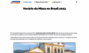 Horariodemissahoje.com.br thumbnail