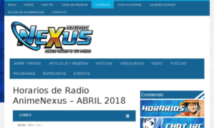 Horarios.animenexus.net thumbnail