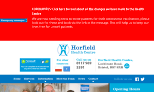 Horfieldhealthcentre.nhs.uk thumbnail