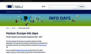 Horizon-europe-infodays2021.eu thumbnail