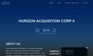 Horizonacquisitioncorp-ii.com thumbnail