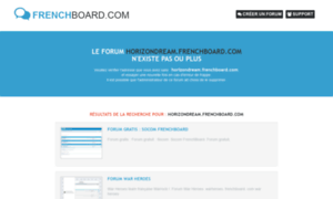 Horizondream.frenchboard.com thumbnail