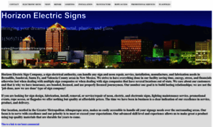 Horizonelectricsigns.com thumbnail