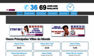 Horloge-parlante.com thumbnail