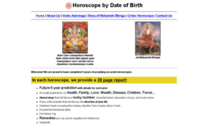 Horoscopebydateofbirth.in thumbnail