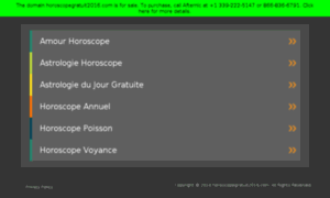 Horoscopegratuit2016.com thumbnail