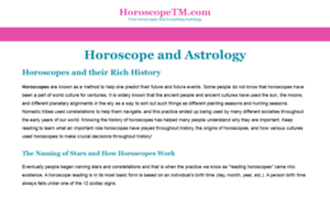 Horoscopetm.com thumbnail