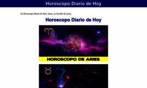 Horoscopodehoy.online thumbnail
