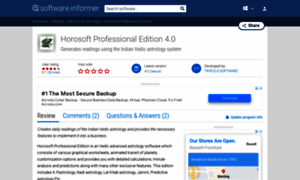 Horosoft-professional-edition.software.informer.com thumbnail