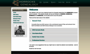 Horrocksgenealogy.com thumbnail