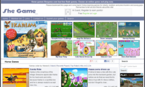 Horse-games.shegame.com thumbnail