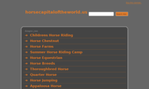 Horsecapitaloftheworld.us thumbnail