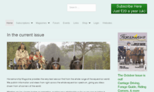Horsemanshipmagazine.co.uk thumbnail