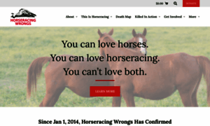 Horseracingwrongs.org thumbnail