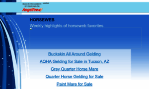 Horses-for-sale.angelfire.com thumbnail