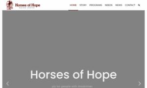 Horsesofhope.com thumbnail