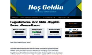 Hosgeldinbonusuverensiteler.com thumbnail