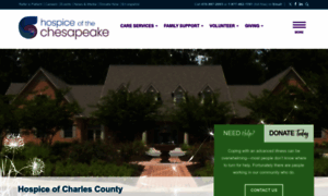 Hospiceofcharlescounty.org thumbnail